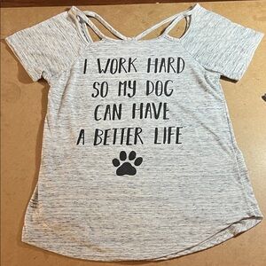 Alya gray blouse. Size M. Adorable. Soft, comfortable.